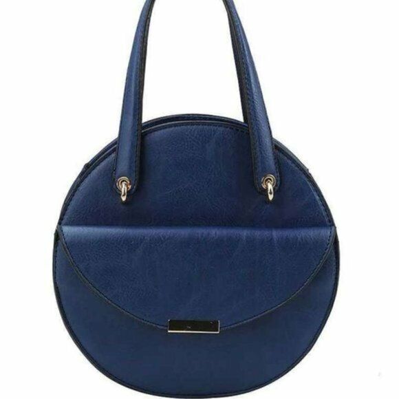 Unbranded Handbags - Women's Virago Satchel Handbag Crossbody Circle Handle Bag